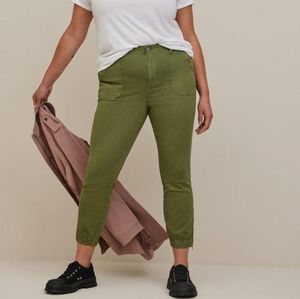 Torrid Comfort Flex Waistband Classic Fit Jogger Stretch Twill High-Rise…